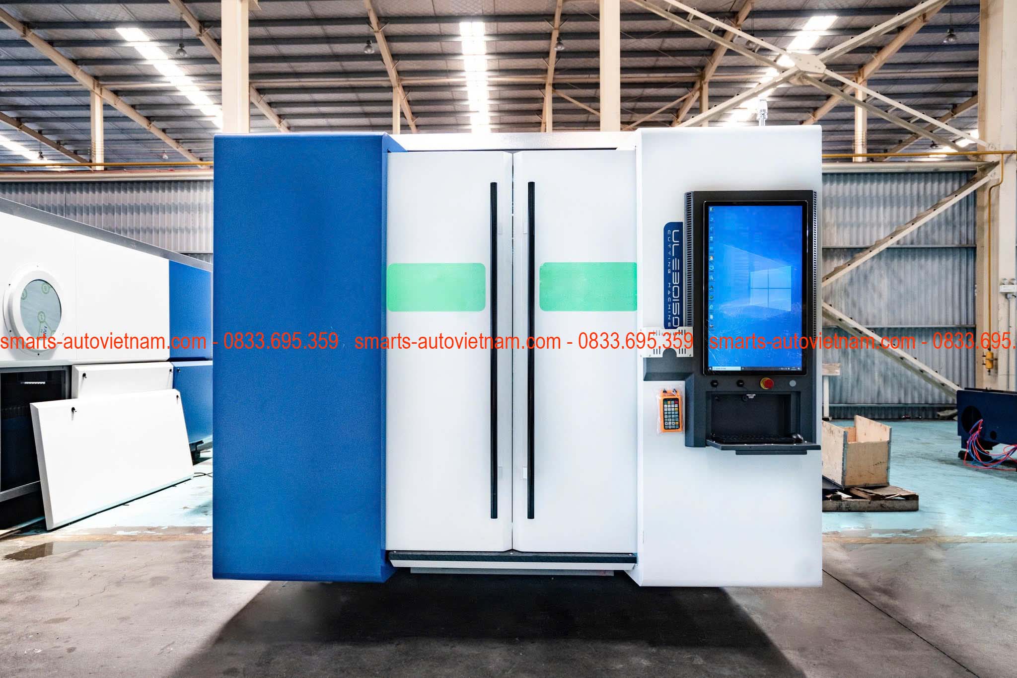 Máy cắt laser bàn đôi, hộp bảo vệ